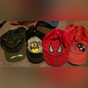 Superhero baseball caps